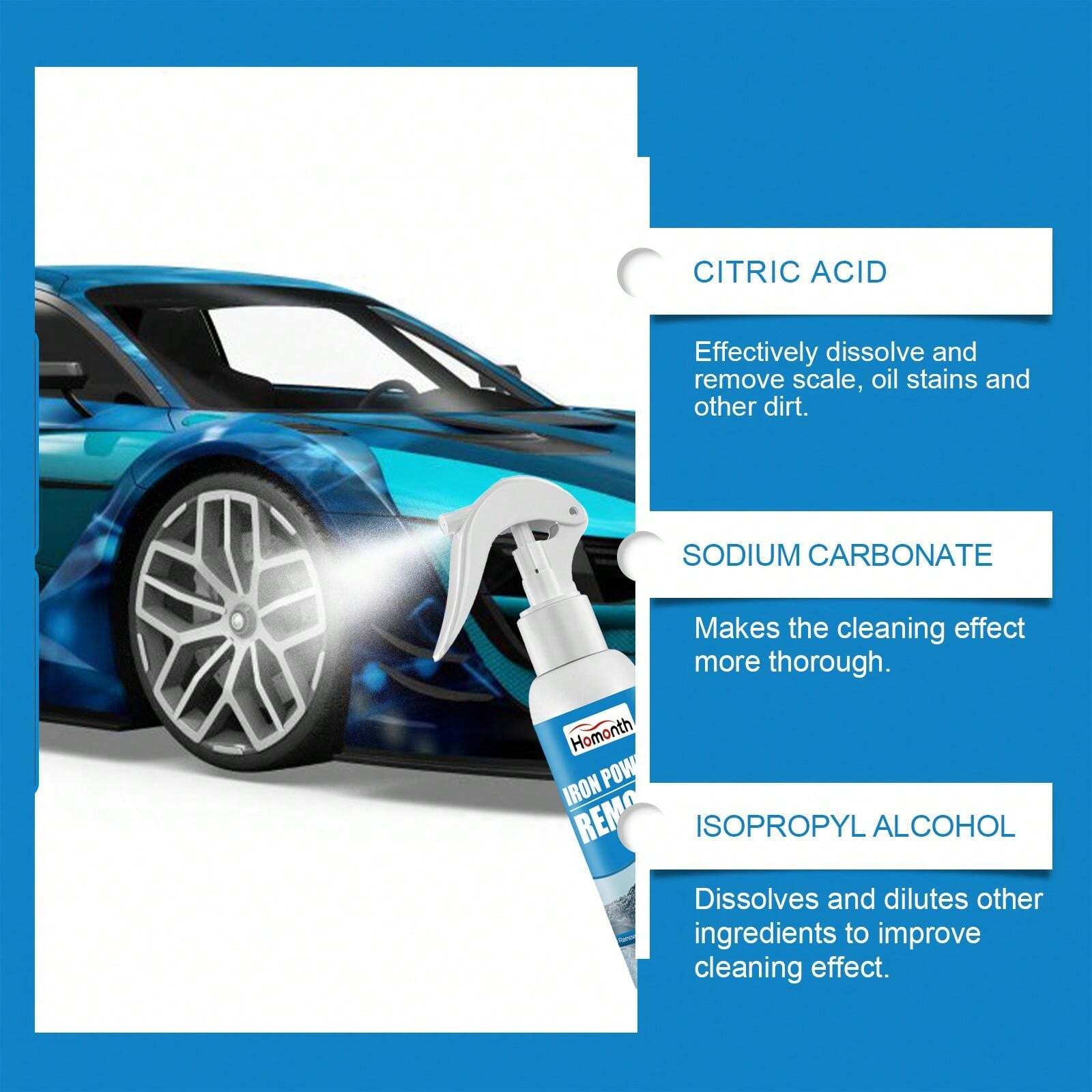 Anti-Rust Spray For Cars And Trucks, Rust Removal And Polishing Agent ...
