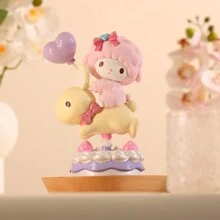 Miniso 三丽鸥人物我的甜心钢琴公仔甜蜜派对系列模型玩具收藏装饰桌面摆件 - 粉色 - 查看 3
