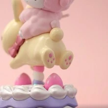 Miniso 三丽鸥人物我的甜心钢琴公仔甜蜜派对系列模型玩具收藏装饰桌面摆件 - 粉色 - 查看 6
