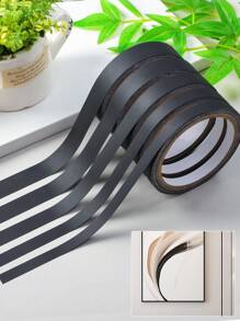 10米/卷多种宽度皮肤状/光滑边缘美线，背面带自粘性，用于翻新、边缘包裹、白色/黄色/绿色/蓝色/黑色/金色纯色背景装饰条，适用于墙壁裂缝、家具柜门、缝隙覆盖、边缘密封胶带、贴纸、墙贴花、用于家庭装饰的乙烯基贴花、春季装饰品让您的家焕然一新、节日装饰贴纸礼物生日毕业 - 彩色 - 查看 24