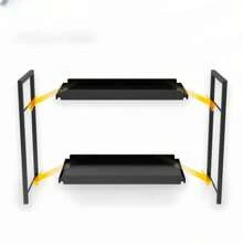 1pc Kitchen Storage Rack, 2-Layer Countertop Shelf - Portable Desktop Organizer, Multifunctional Coffee Counter Shelf, Office Organizer, Suitable For Home Decor, Cosmetics, Books, Bedroom, Office, Outdoor Kitchen Items Kitchen Accessories Kitchen Tools - Multicolor - View 7