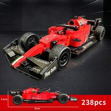 超級賽車1:14比例組裝積木玩具套裝，共1342塊小積木，組裝成逼真的賽車模型，送禮首選 - 車模 - 查看 32