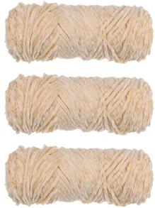 Manta de hilo chenille - paquete de 3 unidades de tacto suave, adecuada para tejer y hacer ganchillos de bricolaje, ideal para proyectos de artesanía y comodidad, cada una de 100g, textura esponjosa