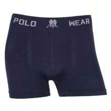 Kit 6 Polo Wear Men's Boxer Briefs Original Adult Men's Premium - 藏蓝色 - 查看 2
