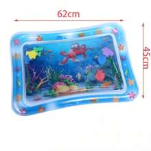 1 件充气俯卧时间优质水垫，婴幼儿完美趣味游戏活动中心，刺激宝宝成长的复活节礼物，婴儿洗澡婴儿洗澡装饰圣诞节复活节万圣节礼物男婴玩具