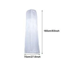 Wedding Dress Transparent Cover Storage Display Bag Waterproof Moisture Proof Large Bridal Gown Garment - Clear - View 5