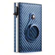 Men Malist Premium Carbon Fiber Blocking Automatic Pop-Up PU Leather Wallet Compatible With AirTag - Secure Side Access With Stylish Money Clip And Ultra-Slim Cash Pocket - For Birthday Gift Anniversary On Valentine Day For College Student School Student Male Men Dad Case Men's Teacher Gift For Boyfriend Husband Gifts Uncle Gifts For Brothers Man Gift Ideals Gift Bag Present Gifts For Teachers Men Gift Father Gifts Card Holder Wallet Business Card Holder Credit Card Holder For Men Mini Wallet Card Wallet Rfid Wallet - Multicolor - View 18