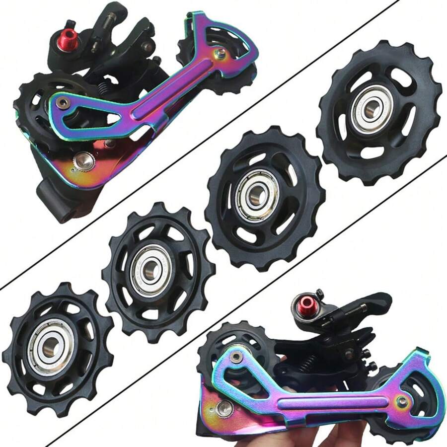 1PC Bearing Bicycle Rear Guide Wheel Road Bike Jockey Rear Derailleur Pulley Roller - Multicolor - View 1