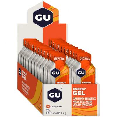 Gu Energy Gel Display 24 Sachês - Gu Energy - Carbogel