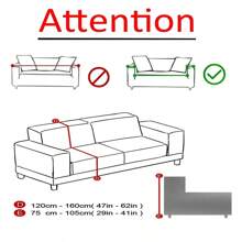 1pc Stretchable & Machine Washable Universal Sofa Cover, Dustproof, Durable & Elastic Modern Minimalist Furniture Protector For Home Decoration In Bedroom, Office, Living Room - All Season