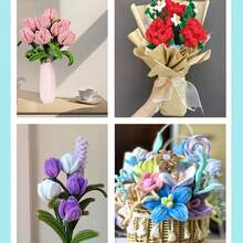 100入組加密扭扭棍花束彩色扭扭棍DIY玩具材料包，扭扭棍 - 彩色 - 查看 5