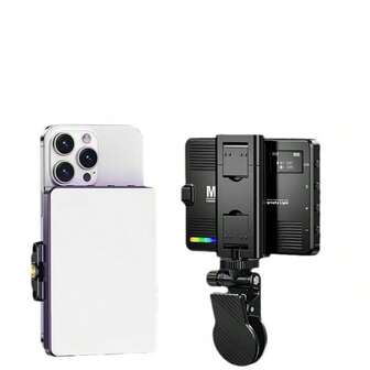  Desiontal Pocket Light RGB Full-Color Mini Photography Light LED Outdoor Shooting Fill Light Live Broadcast Soft Light