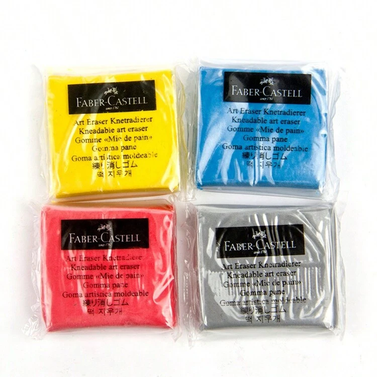 1 pieza de goma de borrar de goma maleable para dibujos y bocetos, de regreso a la escuela - Gris - Ver 6