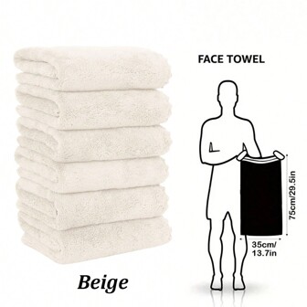 3/6PCS Microfiber Coral Fleece Hand Towel Set, Super Absorbent Face Towel, Multi-Purpose Use For Drying Hair, Drying Water, Wiping Cars, Sports, Travel, Etc, Bathroom Supplies Home Bathroom Decor Summer Back To School For Beauty Salon Home Bathroom