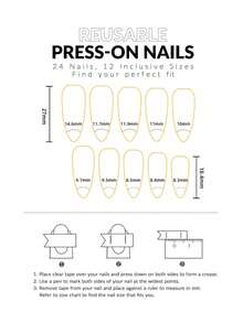 Upgrade Your Style! 24pcs Long Waterdrop-Shaped Gradient Glass Nails With Mountain Pattern Design, Gel Included, 1 Nail File Included Press On Nails Nail Supplies - Multicolor - View 6