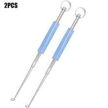 不锈钢鱼钩取出器钓鱼工具鱼钩取出器快速脱钩钓鱼用品 - 藍色 - 查看 15