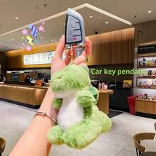 1 pieza de 13cm/5.11in Mochila con llavero de peluche de dinosaurio con forma de aguacate, zanahorias y fresas, muñecos de dibujos animados lindos, accesorios de bolsa creativos para llaves de coche, collares de coleccionistas y decoración de regalos para parejas - Multicolor - Ver 5