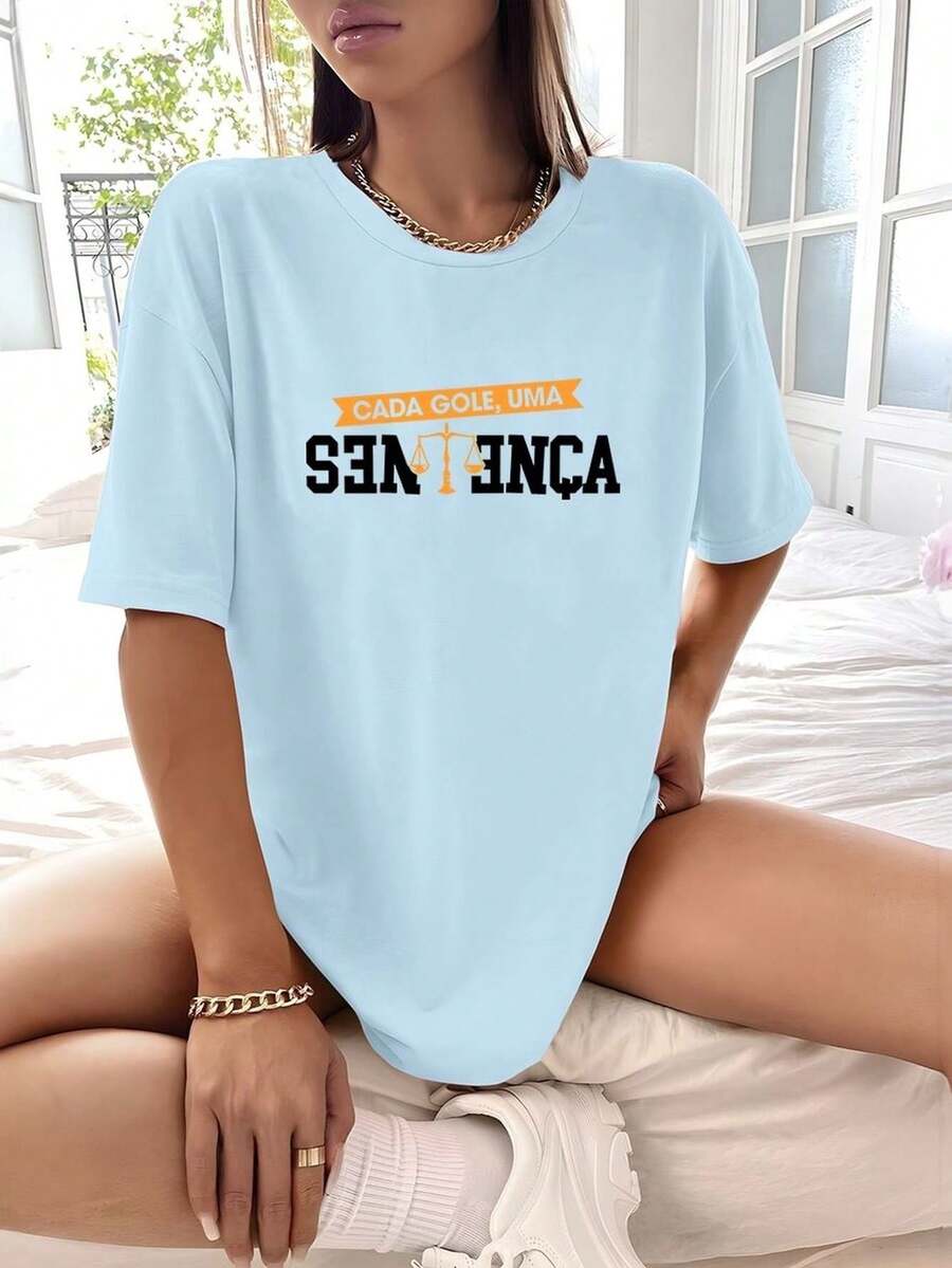 Women T-Shirts - Màu xanh nhạt - Xem 1