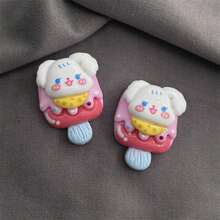 10pcs Mixed Animal Popsicle Stick Cartoon Resin Jewelry Accessories DIY Phone Case Hair Clip Making Wholesale Material For Kids - Animal Popsicles - View 9