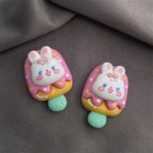 10pcs Mixed Animal Popsicle Stick Cartoon Resin Jewelry Accessories DIY Phone Case Hair Clip Making Wholesale Material For Kids - Animal Popsicles - View 4
