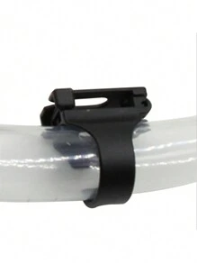 Snorkel Mask Holder Clip - Diving Retainer For Silicone Snorkel Tube, Goggles Buckle - Black