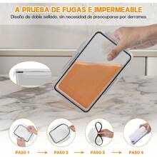 MOLOLAN Refrigerator Storage Boxes - White - View 8