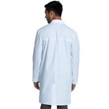 Bata Médica de Laboratorio Para Hombre Antifluidos - Blanco - Ver 3