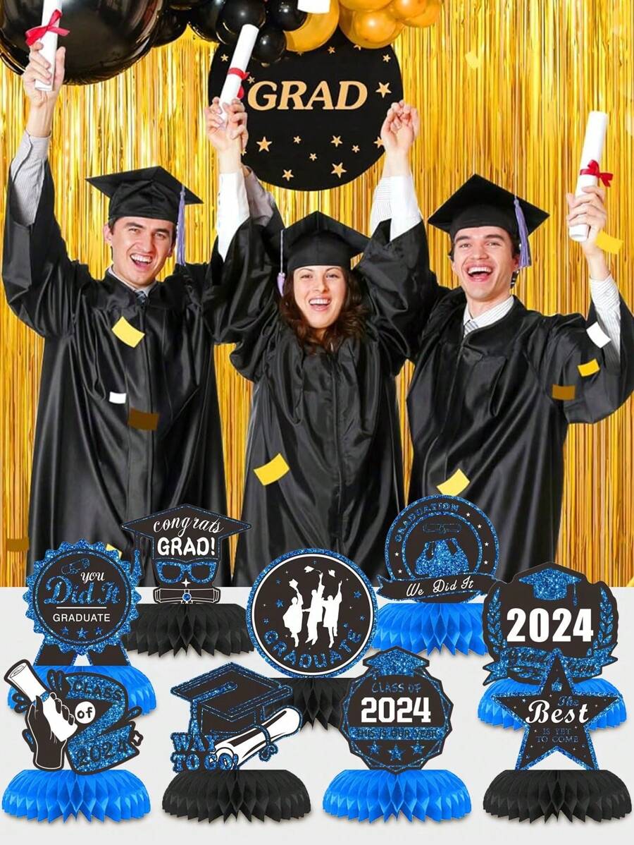 Graduation Party Decoration, 2024 Graduation Congratulatory Table