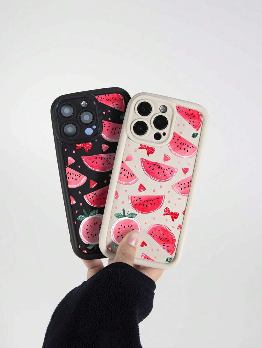 1pc High Definition Phone Case Compatible With Apple 15 Pro Max / 15 Plus - White - View 1