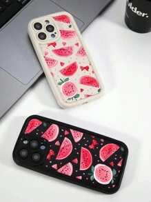 1pc High Definition Phone Case Compatible With Apple 15 Pro Max / 15 Plus - White - View 4