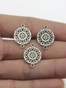 20pcs 14x20mm(0.55x0.79inch) Flower Connector Charms For DIY Necklace, Bracelet, Earring Jewelry Making Valentines - Flower Piece Connector - View 14