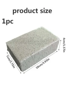 1支石材清潔刷，攜帶式燒烤架清潔刷，適用於戶外 - 灰色 - 查看 6