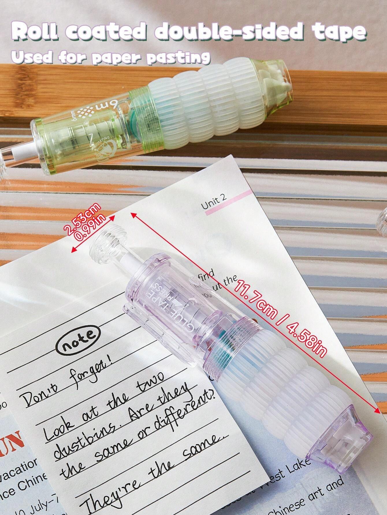 Vicloon Decorative Masking Tape 4pcs Glue Roller With Cute Patterns | INDIA