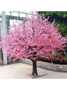 1 set Decoración artificial rama de flor de durazno rosa, flor falsa decorativa para el hogar de 65cm, árbol de flor de durazno de adorno para la decoración de bodas, paisajismo de fiestas, decoración del hogar, adornos de muebles, decoración de fiestas de festivales - Multicolor - Ver 7