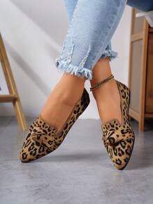 Mocasines planos elegantes de puntera puntiaguda, suela blanda y slip-on, de tallas grandes con contraste a rayas de colores y lazo, tallas del 36 al 43 (Aviso: las tallas corren grandes, se sugiere pedir 1 talla menos)