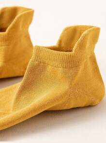 Hombres 10 Pares Calcetines Cortos Con Protección Para Los Oídos, Delgados Y Transpirables, Adecuados Para Primavera, Verano, Ropa Casual O Deportiva