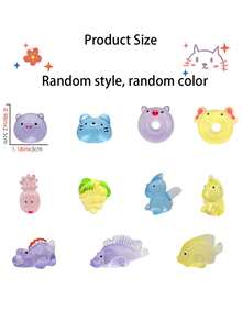 5/10pcs Cartoon Cute & Simple Casual Daily Party Gift Socks - Multicolor - View 6