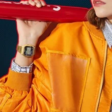 Timex T80 X Unisex Classic Digital Watch Gray Dial Vintage Sport 34mm Watch Gift For Men,Golden TW2U32000 - Gold - View 10