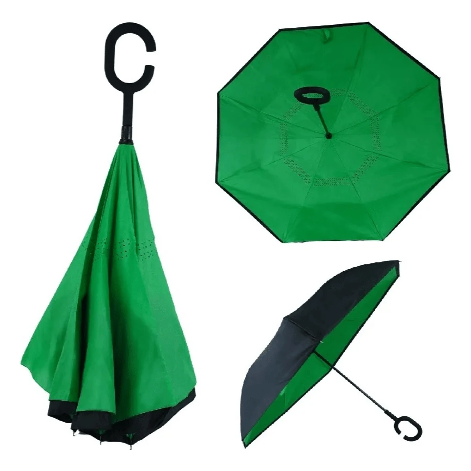 Paraguas Mayoreo 5 Piezas Sombrilla Reversibles Invertido - Multicolor - Ver 1