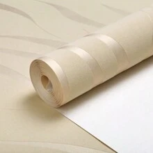 1卷多色水波纹壁纸，无纺布简约时尚墙面装饰壁纸适用于客厅卧室电视背景墙，装修贴纸撕拉墙板，墙纸壁纸，春季装修用品让你的家焕然一新，拉玛装饰贴纸 - 彩色 - 查看 16