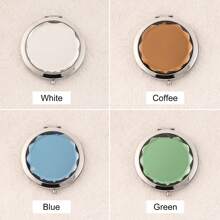 Personalized Compact Mirror, Birth Flower Crystal Mirror, Customized Bridesmaid Mirror, Pocket Mirror Bridesmaid Gift, Bridal Party Gift