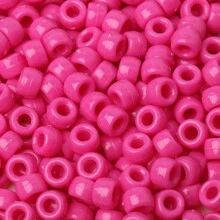 100pcs 6x9mm Rainbow Pony Beads Big Hole Beads Perfect For Bracelets DIY Kandi Jewelry Making Hand Crafts Hair Beads Jewelry Making Accessories