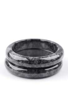 Pulsera brazalete de jade popular, nuevo regalo de joyería de moda para mujeres (¡La superficie de jade natural puede tener manchas minerales o impurezas, lo cual es un fenómeno normal!)