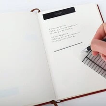 8 Pack 400Pcs Clear Transparent Sticky Notes See Through Waterproof Self-Stick, Message Notes Tabs Reusable Note Pads Tracing Paper Sticky Notes, Suitable For Studying Writing School Offices - Multicolor - View 6