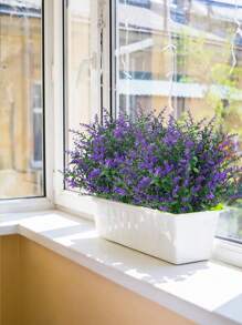 10 Bundles Artificial Lavender Bundle, Fake Flowers Faux Foliage Plants Shrubs For Wedding Hanging Bouquet Indoor Outdoor Home Garden Crafting Or Home Decor Wedding Bouquets - 紫色 - 查看 8