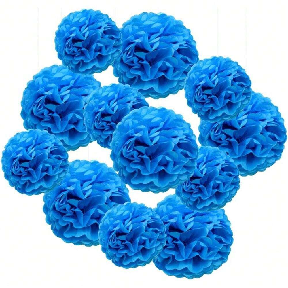 Pompons Bleus Ou Roses Fleurissant Les Parterres