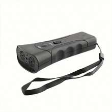 Anti-Barking Control Device, Ultrasonic Anti-Bark Device With 3 Modes And LED Light, Dual Sensor Dog Barking Control, Dog Training Tool, Suitable For Both Humans And Dogs, Up To 33 Feet Range - Black - View 4