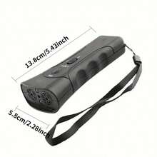 Anti-Barking Control Device, Ultrasonic Anti-Bark Device With 3 Modes And LED Light, Dual Sensor Dog Barking Control, Dog Training Tool, Suitable For Both Humans And Dogs, Up To 33 Feet Range - Black - View 7