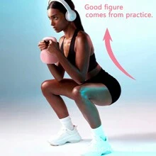 1 件 4kg/6kg 注水哑铃（使用前需注水）健身器材，适用于男女瑜伽、家庭、健身房训练，用于深蹲和臀部肌肉训练（粉色）（灰色）（黑色） - 粉色 - 查看 4