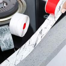 3.2m Beautifying Decoration Mold-Proof Sticker For Kitchen, Bathroom, Toilet, And Sink Corner, Waterproof Sealing Tape For Stove And Oil-Proof Home Bathroom Decor Summer Back To School